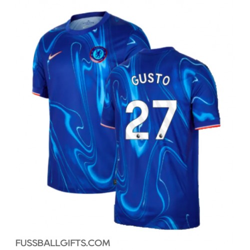 Chelsea Malo Gusto #27 Fußballbekleidung Heimtrikot 2024-25 Kurzarm